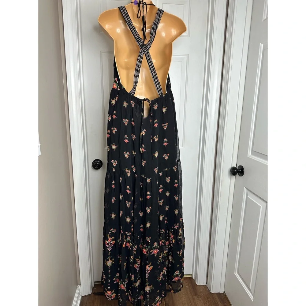 Anthropologie V-Neck Maxi Dress - Picture 7 of 8